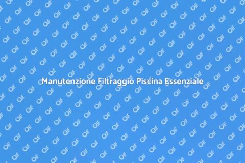 Riparazione Filtraggio Piscina Facile