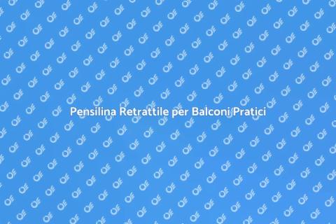 Pensilina per Balconi con Parapetto