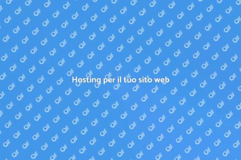 Crea il tuo sito web con hosting