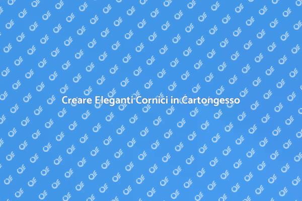 Eleganza con Cornici in Cartongesso