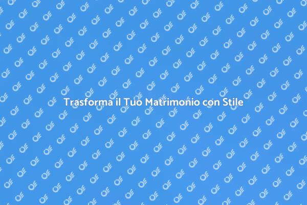 Wedding Design: Realizza i Tuoi Sogni