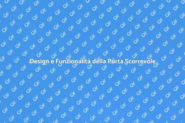 Trasforma il tuo spazio con una porta scorrevole