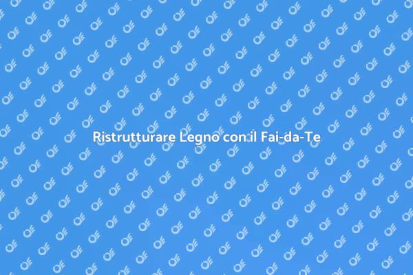 Rinnova i Tuoi Mobili con il DIY