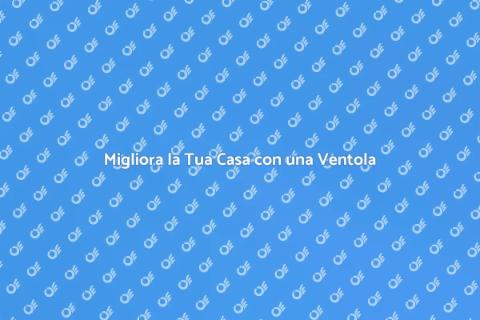 Ventola per Controllo Umidità Casa