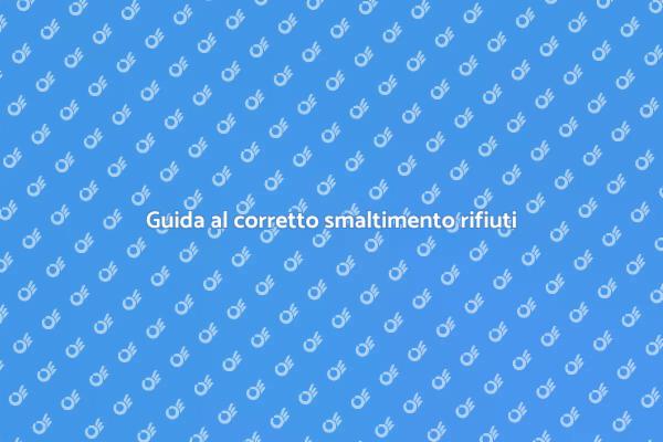 Smaltimento sicuro dei rifiuti speciali