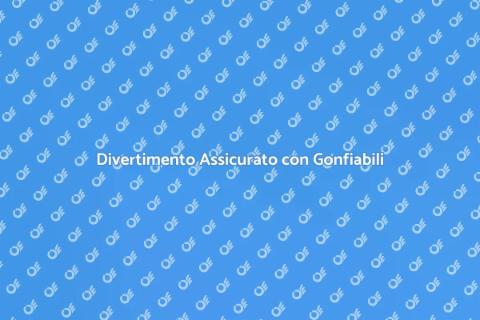 Noleggio Area Divertimenti Gonfiabile