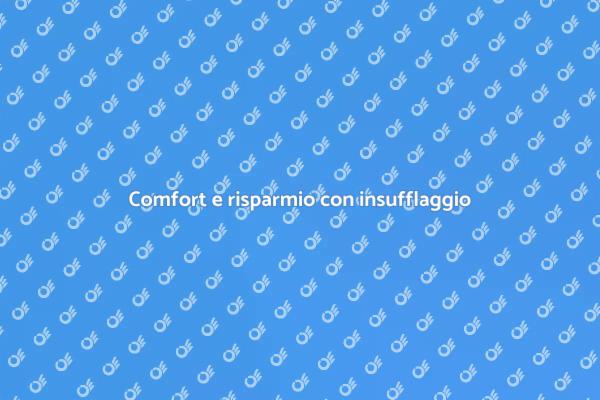 Migliora l'isolamento con insufflaggio