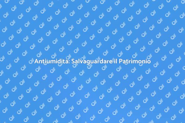 Preservare il Patrimonio con Antiumidità