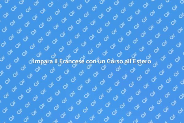 Scopri il Francese all'Estero