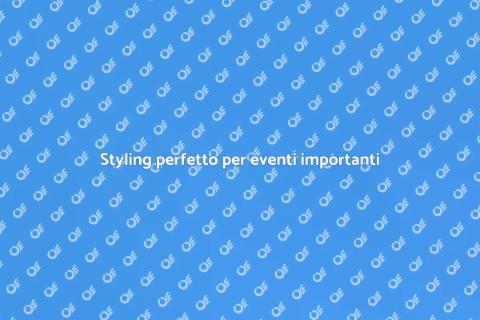 Hairdresser per eventi speciali