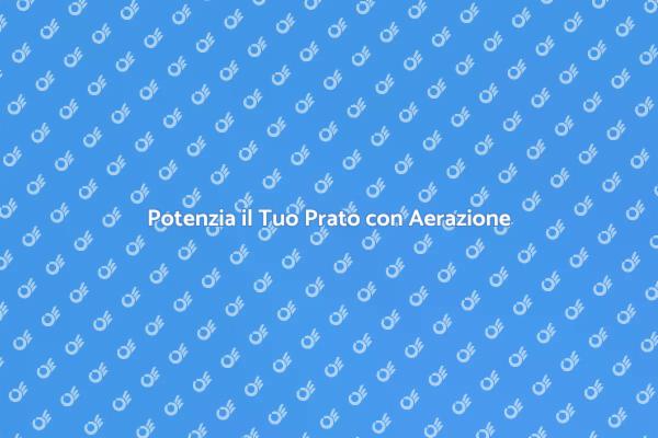 Aerazione: Il Segreto per un Prato Sano