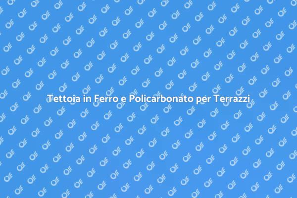 Rendi il tuo Terrazzo Unico e Accogliente
