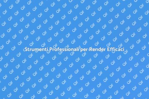 Software Professionale per Render