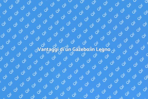 Crea il Tuo Gazebo in Legno Unico