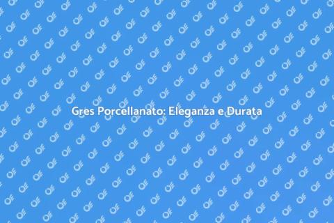 Pavimenti in Gres Porcellanato Interni