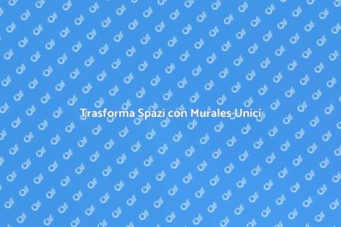 Dipingere Murales Personalizzati