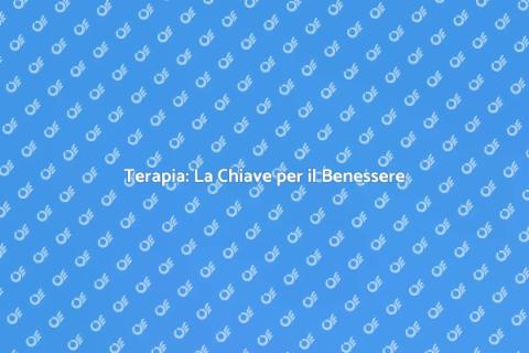 Servizio di Terapia per il Benessere