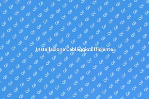 Cablaggio per Sistemi Informatici