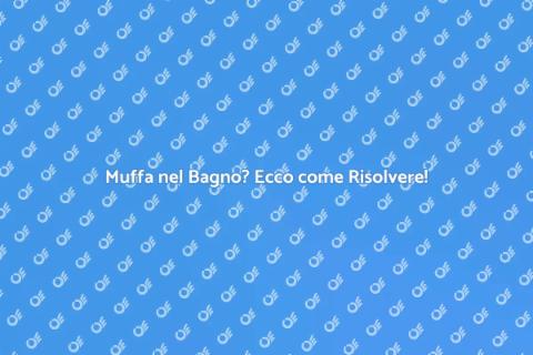 Risolvere la Muffa nel Bagno