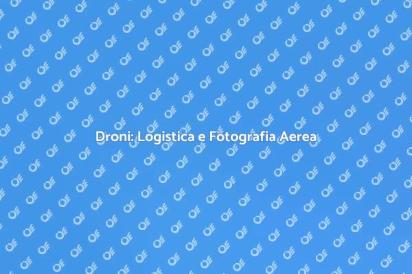 Droni e Logistica: Nuove Prospettive