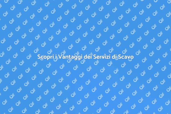 Scavo Professionale per Ogni Progetto