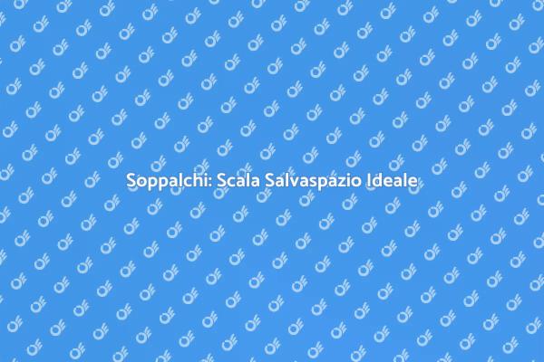 Eleganza e Funzionalità: Scala Salvaspazio