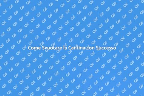 Svuotare Cantine e Eliminare il Disordine