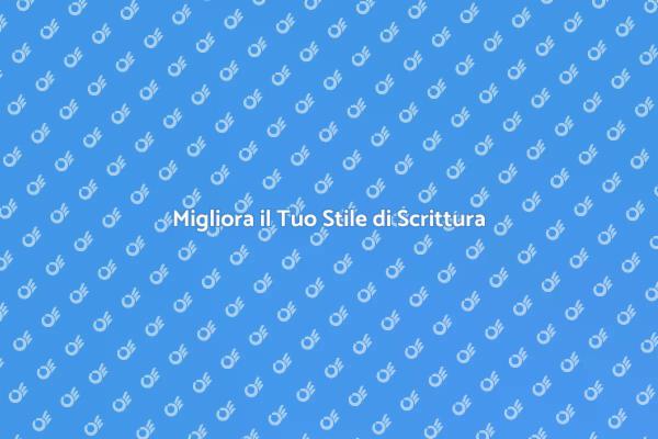 Potenzia la Tua Scrittura Oggi
