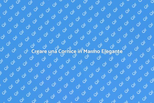 Cornice in Marmo: Eleganza e Stile