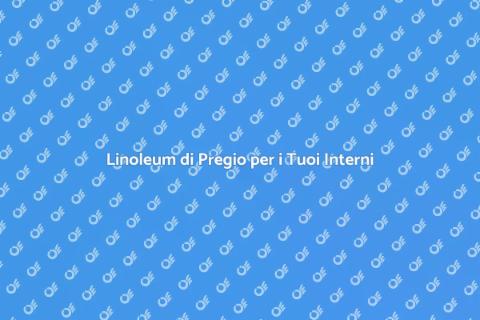 Pavimento in Linoleum Effetto Legno