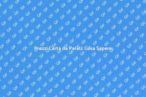 Costo Carta da Parati Professionale