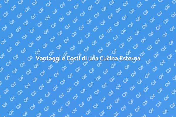 Cucina Esterna: Funzionalità e Design