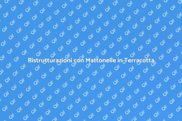 Terracotta: Calore e Stile per la Casa