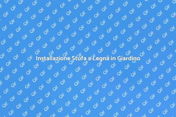 Calore e Design: Stufa a Legna in Giardino