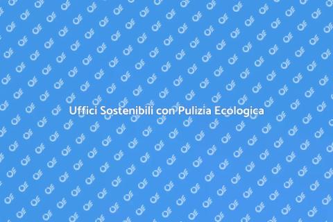Pulizia Ecologica negli Uffici