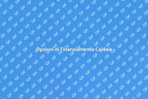 Finanziamento Manutenzione Caldaie