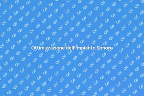 Messa a Punto Impianto Sonoro