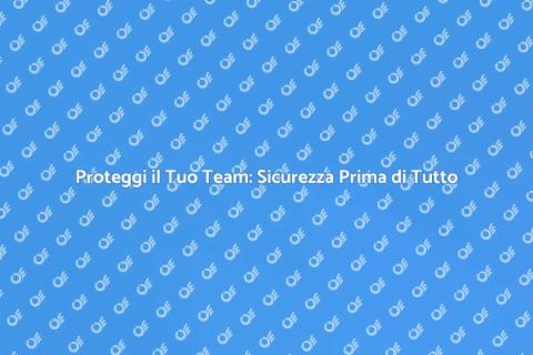 Sicurezza sul Lavoro: Priorità Essenziale