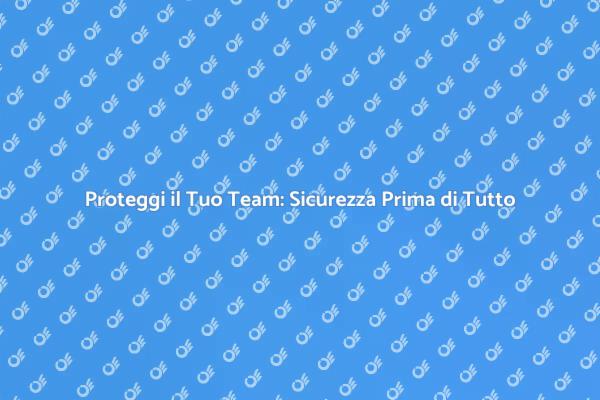 Sicurezza sul Lavoro: Un Impegno Necessario