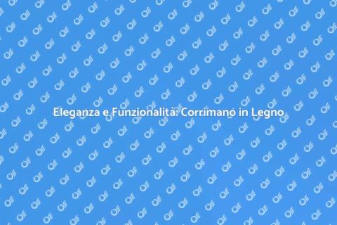 Corrimano in Legno Moderno per Interni