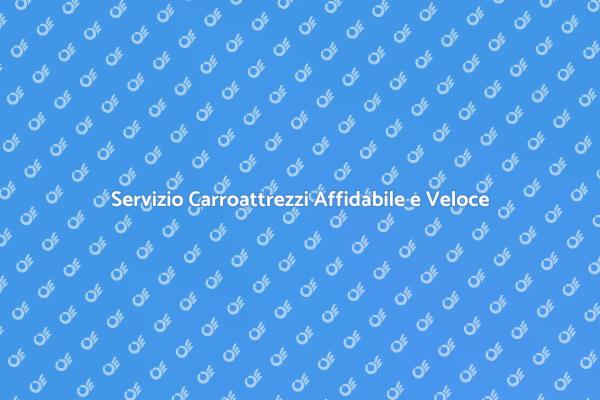 Assistenza Carroattrezzi 24/7 per Te
