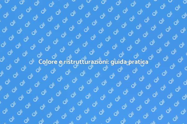 Colore e design: armonia negli spazi