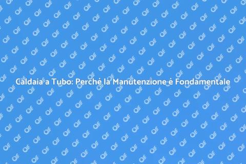 Manutenzione Caldaia: Importanza Annuale