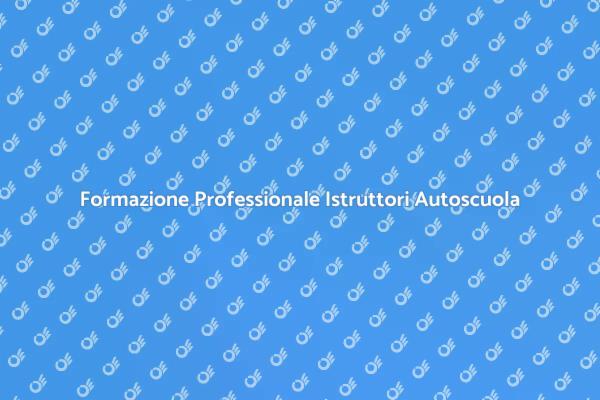 Diventa Istruttore di Autoscuola