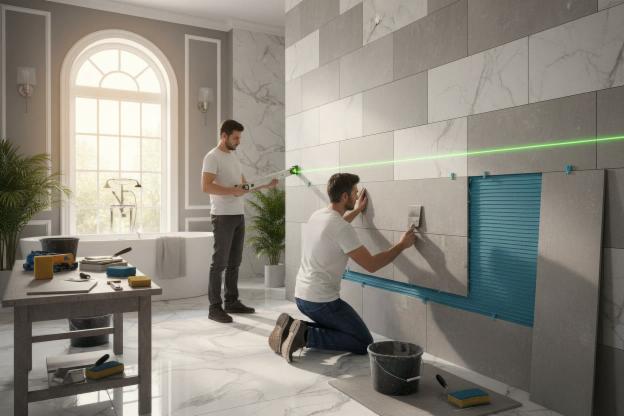 Installare piastrelle di ceramica