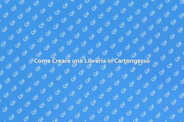 Libreria in Cartongesso: Design e Funzione