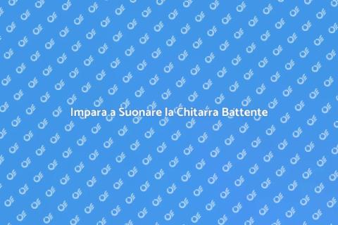 Corso di Chitarra Battente Unico