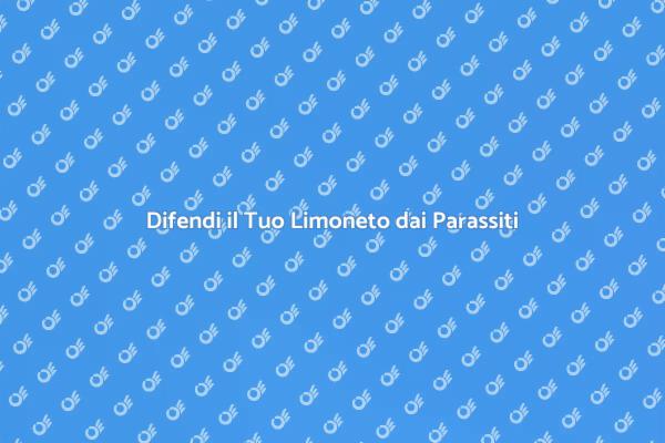 Come Proteggere il Tuo Limoneto