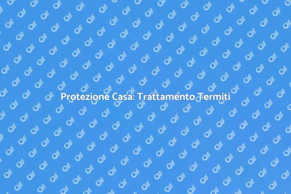 Difendi la Tua Casa dalle Termiti