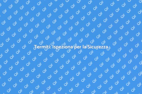 Termiti: La Guida all'Ispezione